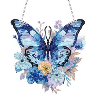 Diamond Painting Ornement Suspendu Papillon 02