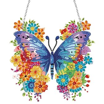 Diamond Painting Ornement Suspendu Papillon 03