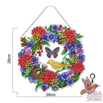 Diamond Painting Ornement Suspendu 02 (28cm)