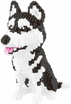 Nanoblocks Kit de Construction Balody Husky 01