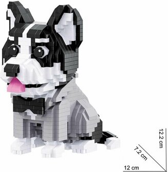 Nanoblocks Kit de Construction Balody Husky 02