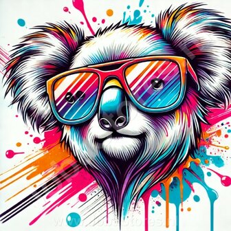 Diamond Painting Koala avec des lunettes de soleil