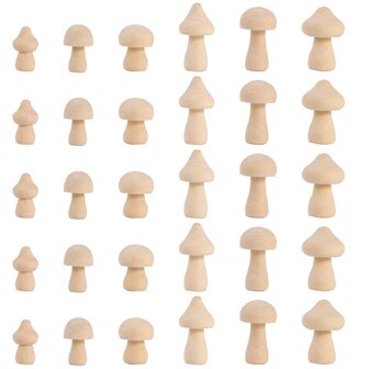 Peg Dolls Champignons 30 pi&egrave;ces