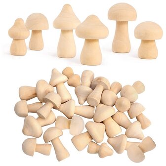 Peg Dolls Champignons 30 pi&egrave;ces