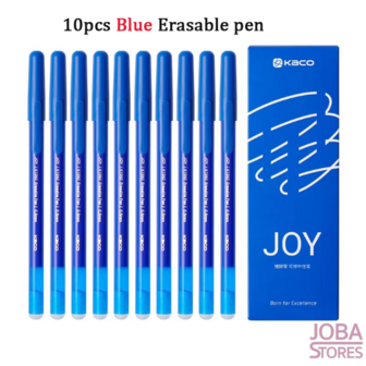 Set de stylos effa&ccedil;ables Kaco Joy Blue (10 pi&egrave;ces)