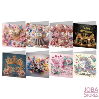 Diamond Painting Cartes d&#039;Anniversaire 02