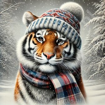 Diamond Painting Tigre d&#039;Hiver