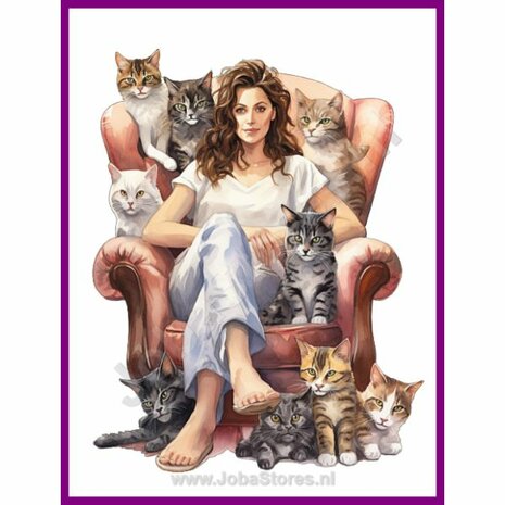 Diamond Painting Crazy Cat Lady