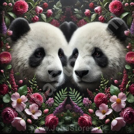 Diamond Painting Deux Pandas