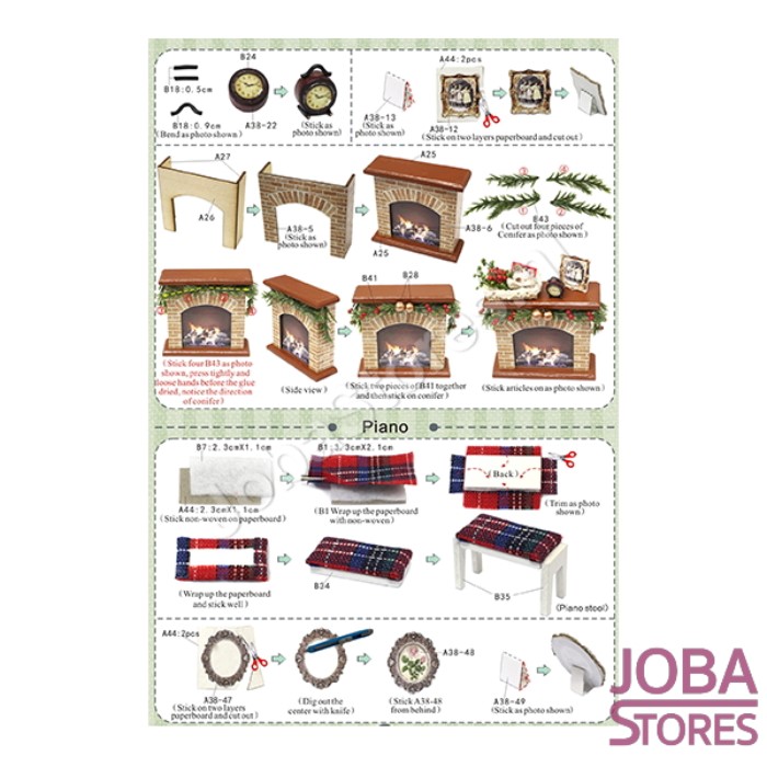 Maison miniature à construire soi-même Holiday Times (Noël) - Achetez  maintenant - JobaStores
